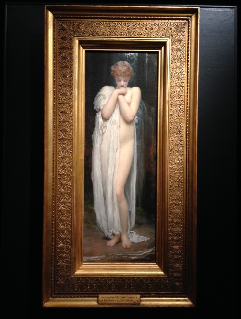 Crenaia (the Nymph of the Dargle) by Leighton (1880)